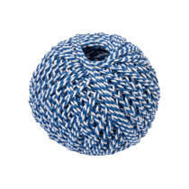 " Gamma" Шпагат хлопчатобумажный ШХ4 100% хлопок 2 мм 100 м 109 я бело- синий