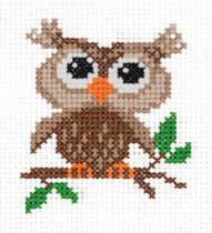 " Klart" набор для вышивания 8- 368 " Филинёнок" 