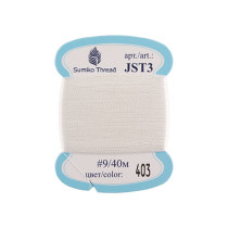 Нитки для вышивания " SumikoThread" JST3 9 100% шелк 40 м №403 молочный