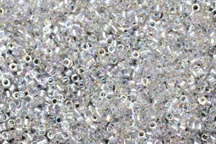 Бисер Япония MIYUKI Delica цилиндрический 11/0 5г DB-1251 серый туман прозрачный радужный